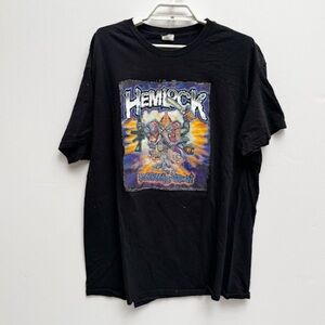 XL Hemlock metal band concert shirt